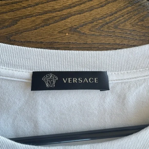 Versace White Short Sleeve Tee